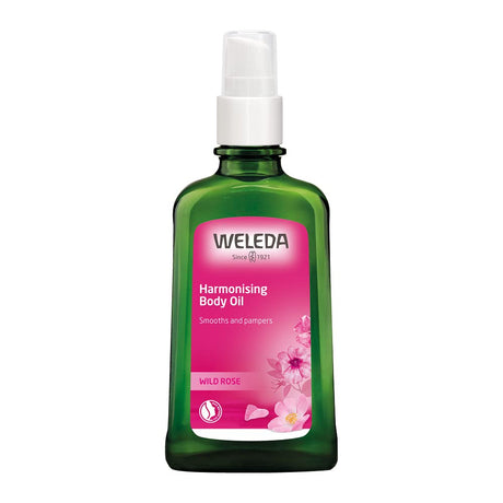 Weleda Wild Rose Body Oil, Smoothing & Refining, 3.4 Fl. Oz.