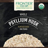 Frontier Herb Psyllium Seed Husk, Whole, Organic, 1 Lb.