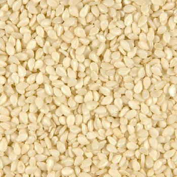Hulled Organic White Sesame Seeds - 5 Lb Bags (Pack of 5) - Cozy Farm 