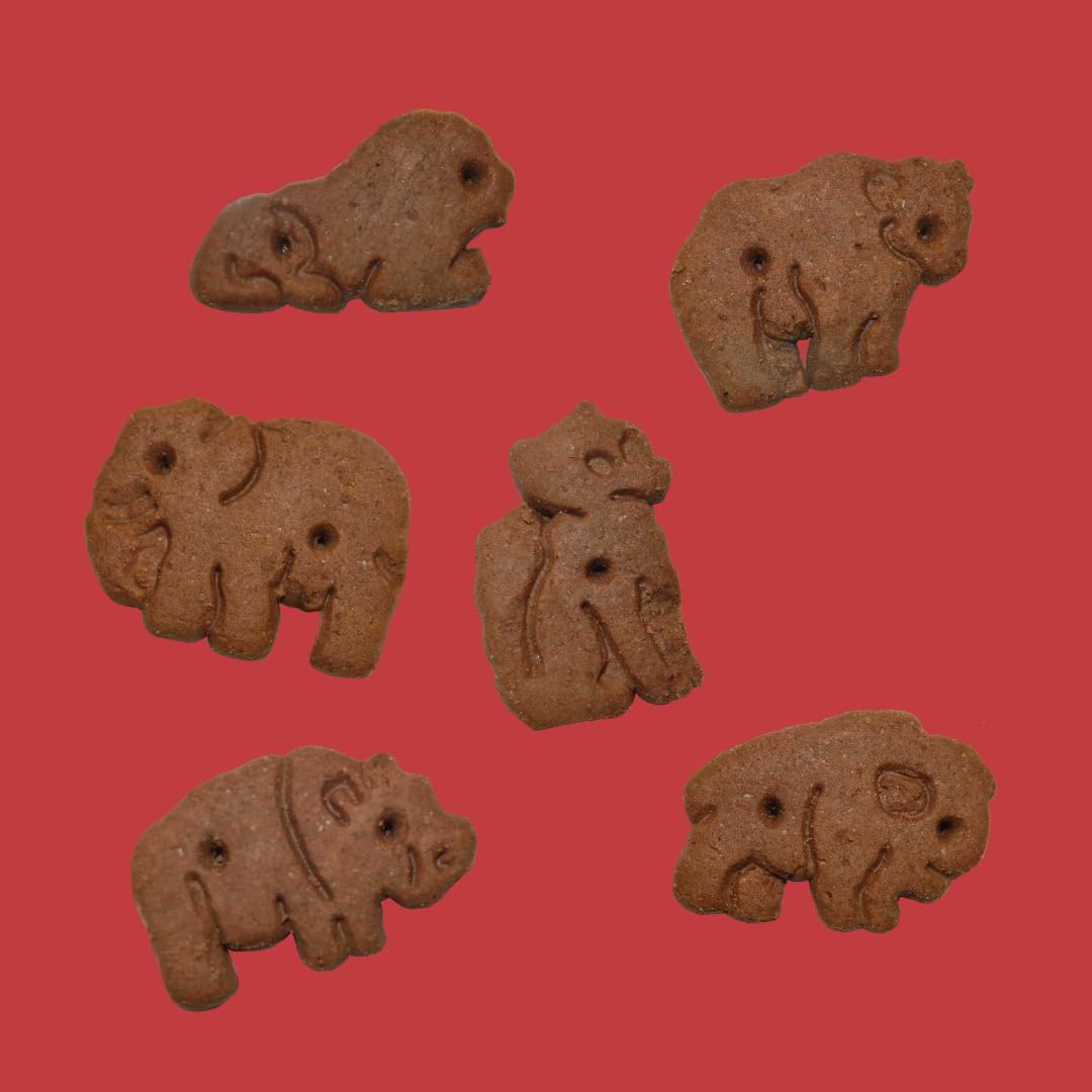 Happy Snacks Chocolate Circus Animal Crackers (6 Bags x 8 Oz) - Dairy Free & Plant Based Snack