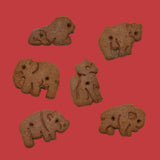 Happy Snacks Chocolate Circus Animal Crackers (6 Bags x 8 Oz) - Dairy Free & Plant Based Snack