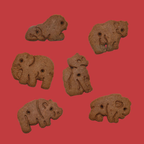 Happy Snacks Chocolate Circus Animal Crackers (6 Bags x 8 Oz) - Dairy Free & Plant Based Snack
