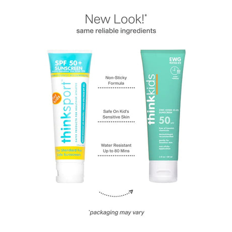 Thinksport Kids Safe Sunscreen SPF 50+ (Case of 3)