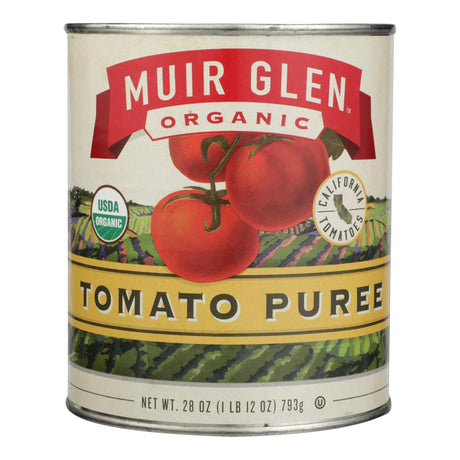Muir Glen Organic Tomato Puree, 28oz, 12 Case - Cozy Farm 