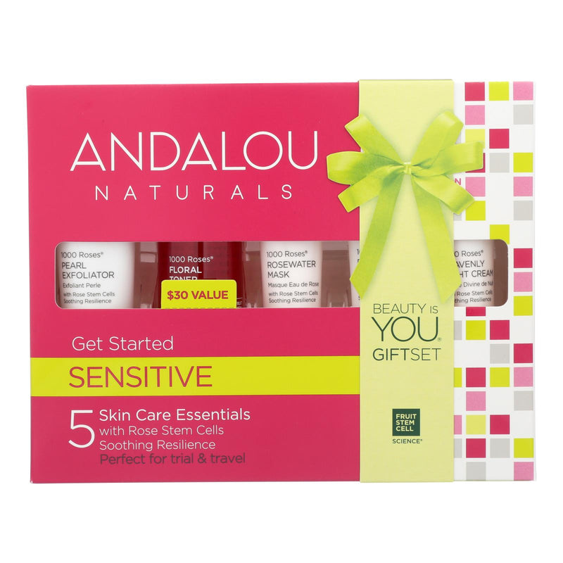 Andalou Naturals Get Started Kit: Discover the Power of 1000 Roses (Pack of 5) - Cozy Farm 