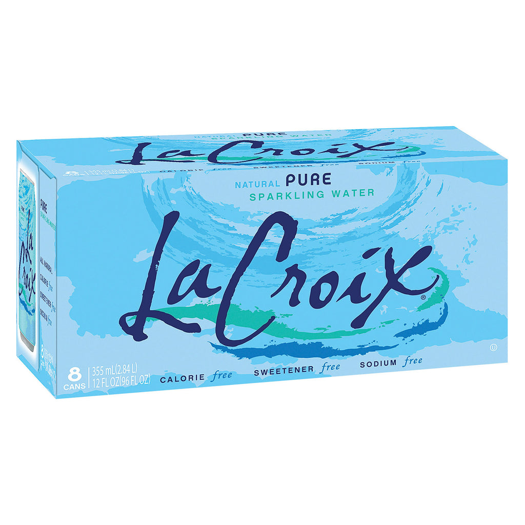 Lacroix Pure Sparkling Water - 12 Fl Oz. Case of 3 - Cozy Farm 