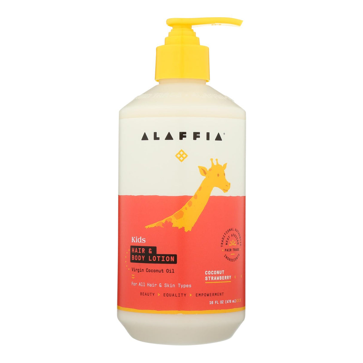 Alaffia Coconut Reishi Vanilla Hand and Body Lotion, 16 Fl Oz - Cozy Farm 