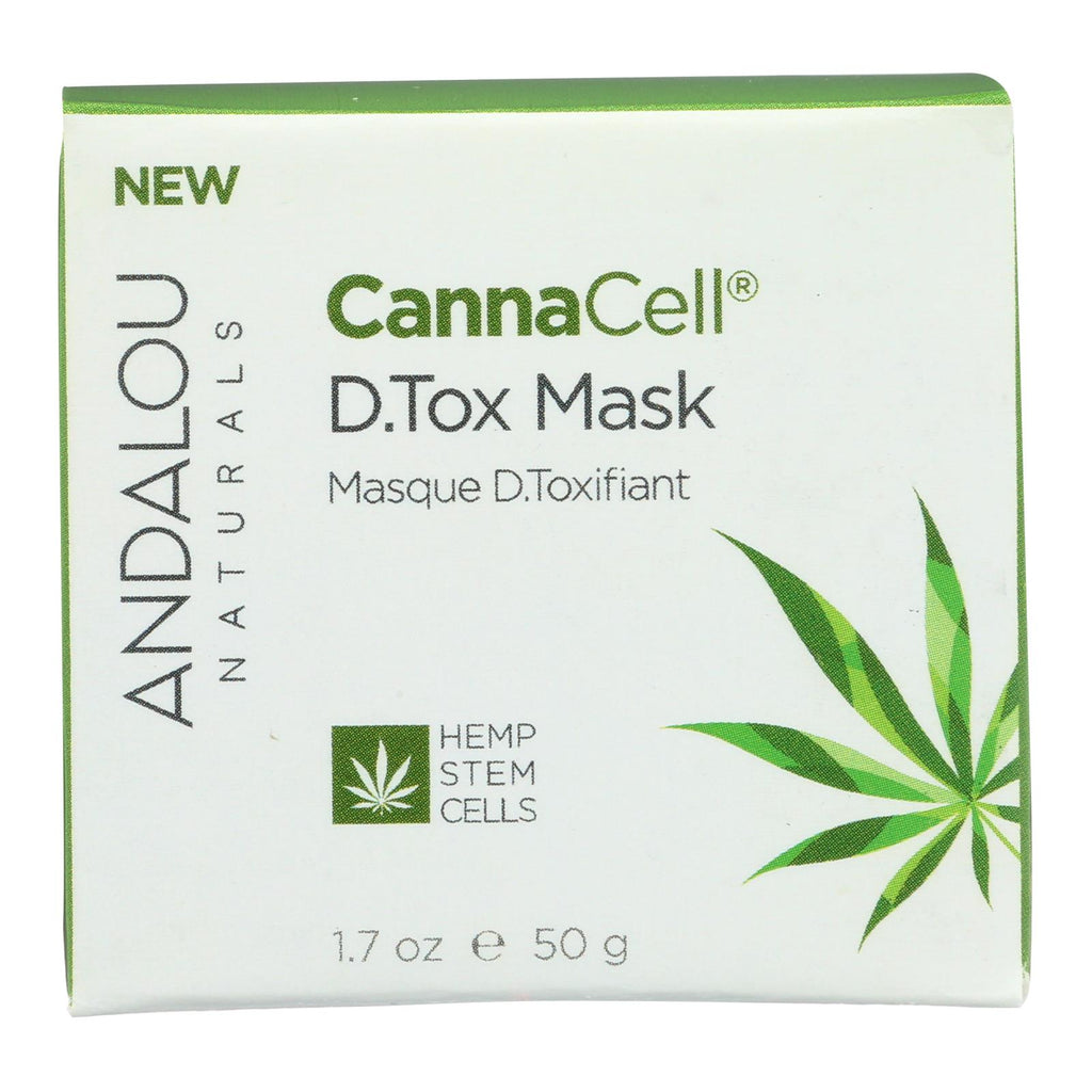 Andalou Naturals Cannacell D.tox Mask - 1.7 Oz - Pack of 1 - Cozy Farm 