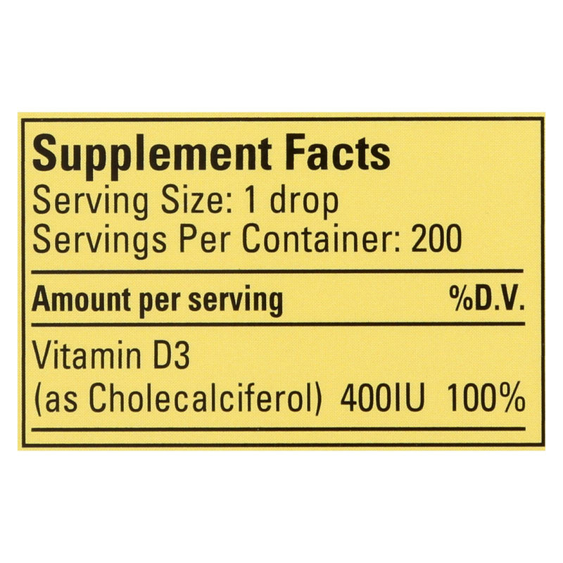 Childlife Essentials Organic Vitamin D3 Drops - Natural Berry Flavor - 0.338 Oz. - Cozy Farm 