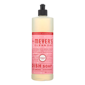 Mrs. Meyer's Clean Day Peppermint Liquid Dish Soap (6 x 16 Fl Oz) - Cozy Farm 