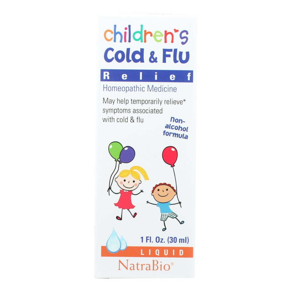 Natrabio Kids Cold & Flu Relief (1 Fl Oz) - Cozy Farm 