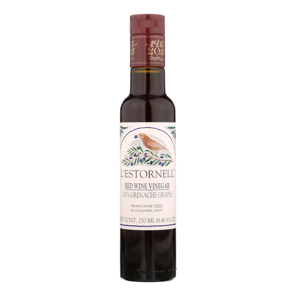 L'estornell Vinegar - Red Wine - Garnach - Case Of 12 - 8.5 Oz - Cozy Farm 