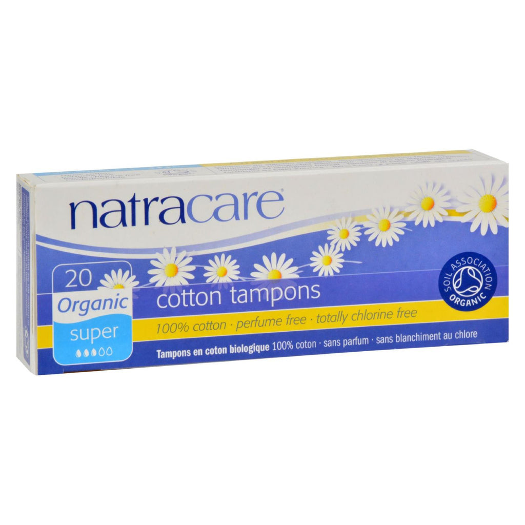Natracare Organic Cotton Super Tampons | Pack of 20 - Cozy Farm 