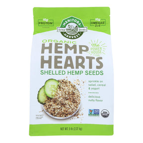 Manitoba Harvest Organic Shelled Hemp Hearts, 5 Lb - Cozy Farm 