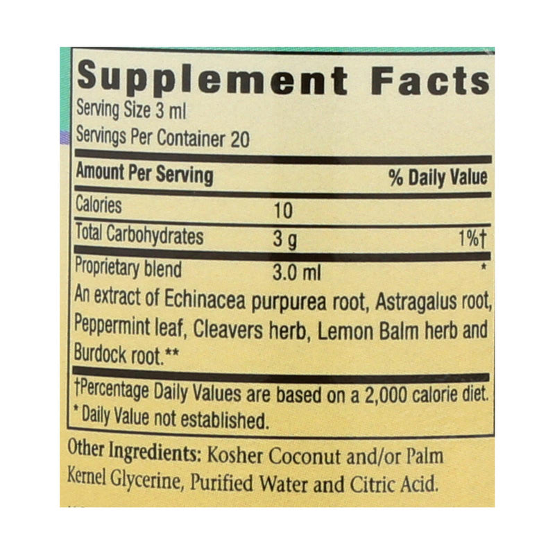 Herbs For Kids Echinacea Astragalus Liquid Extract - 2 Fl Oz. - Cozy Farm 