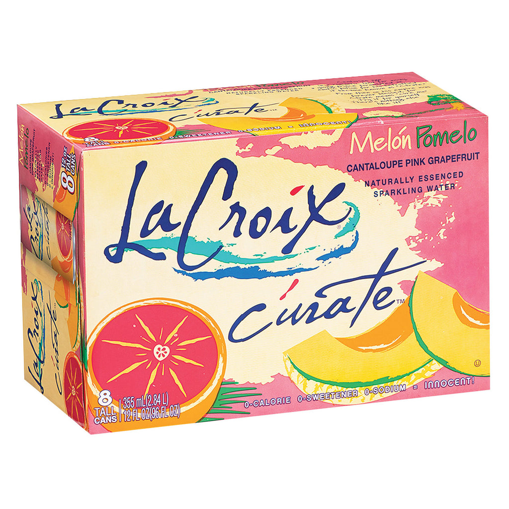 Lacroix Sparkling Water - Melon Pomelo - Case Of 3 - 8/12 Fl Oz - Cozy Farm 