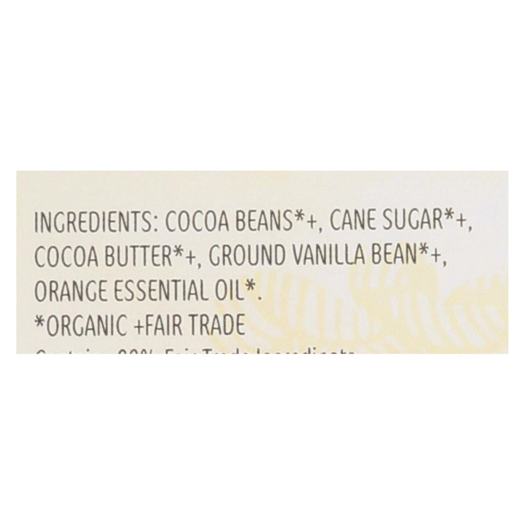 Organic Theo Chocolate Bar - Classic Dark (70% Cacao) with Orange - 3 Oz Bars (Pack of 12) - Cozy Farm 