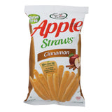 Sensible Portions Apple Straws - Cinnamon - Case Of 12 - 5 Oz. - Cozy Farm 