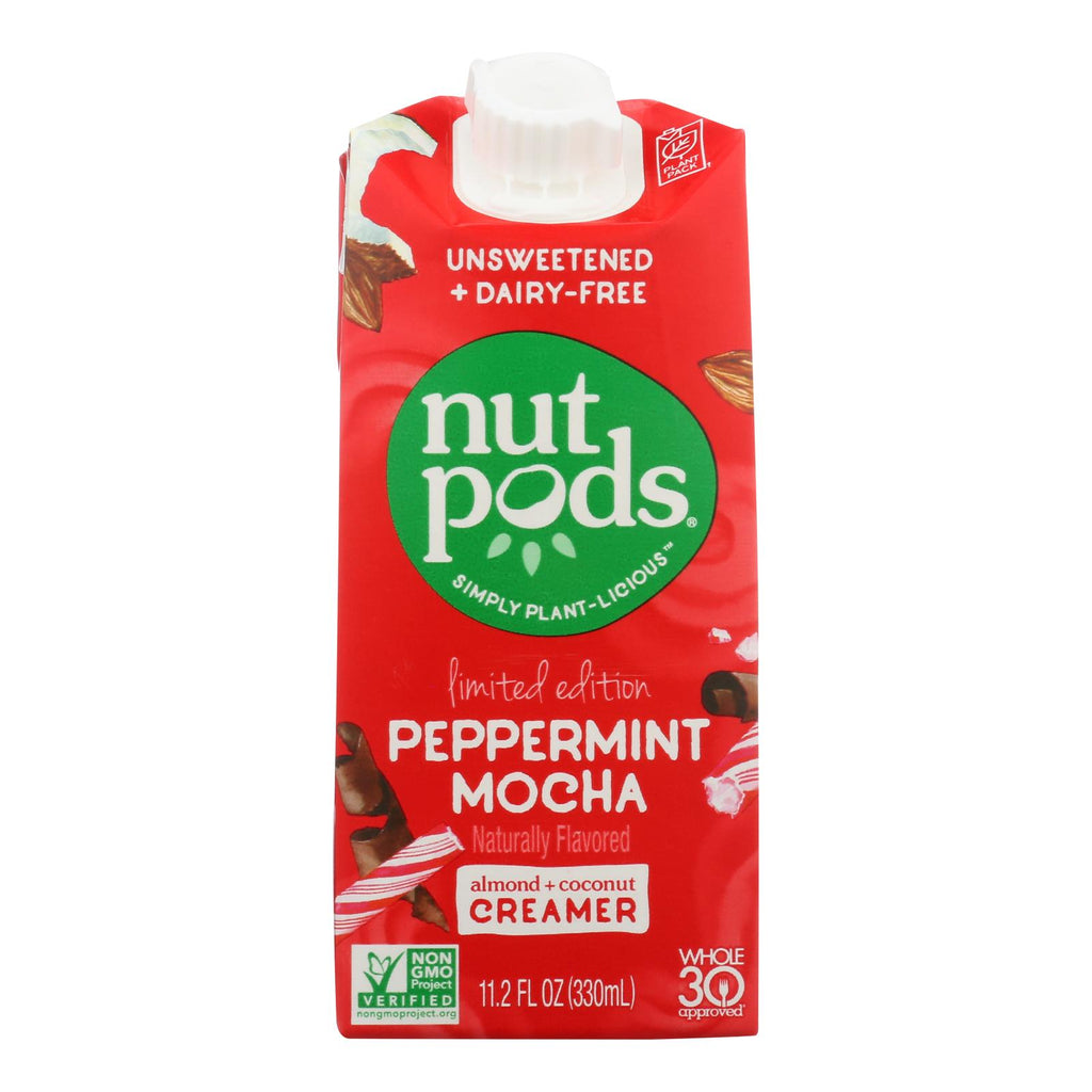 Nutpods Peppermint Mocha Creamer (Pack of 12 - 11.2 Fl Oz.) - Cozy Farm 