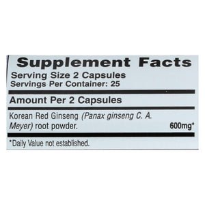 Imperial Elixir Korean Red Ginseng - 50 Capsules - Cozy Farm 
