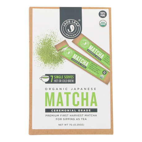 Jade Leaf Organics Ceremonial Matcha (Pack of 8 - 0.7 Oz.) - Cozy Farm 