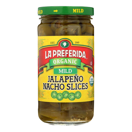 La Preferida Organic Mild Jalapeño Nacho Slices (Pack of 12 - 11.5 Oz.) - Cozy Farm 