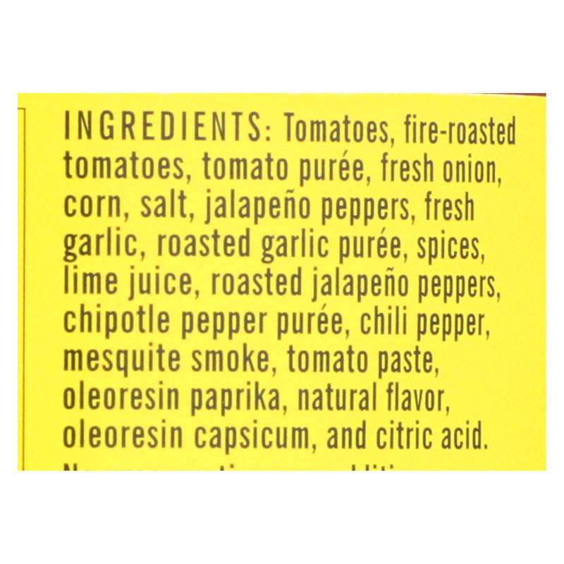 Desert Pepper Trading Roasted Tomato Chipotle Corn Salsa, Medium Hot (Pack of 6 - 16 Oz.) - Cozy Farm 