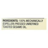 Spectrum Naturals Roasted Toasted Sesame Oil - 16 Fl Oz. - Cozy Farm 