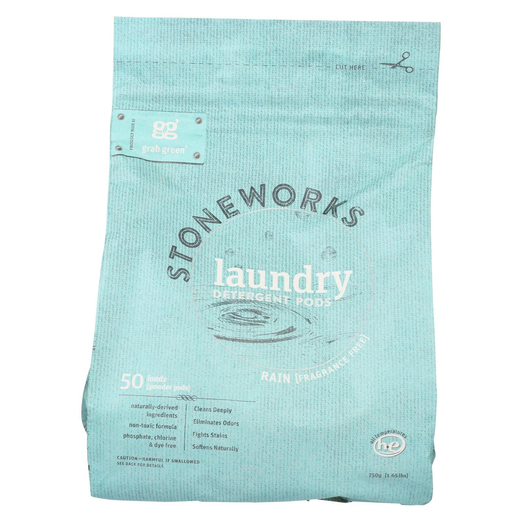 Stoneworks Laundry Detergent Pods - Rain (Pack of 6, 50 Count) - Cozy Farm 