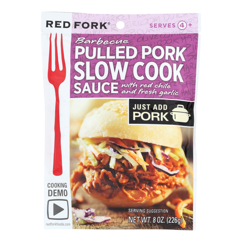 Red Fork Smoky Pulled Pork Seasoning Sauce (Pack of 6 - 8 Oz.) - Cozy Farm 