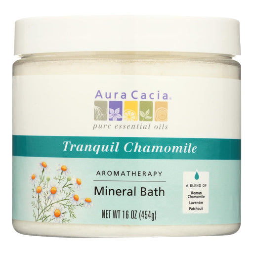 Aura Cacia Tranquility Chamomile Mineral Bath (16 Oz.) - Cozy Farm 