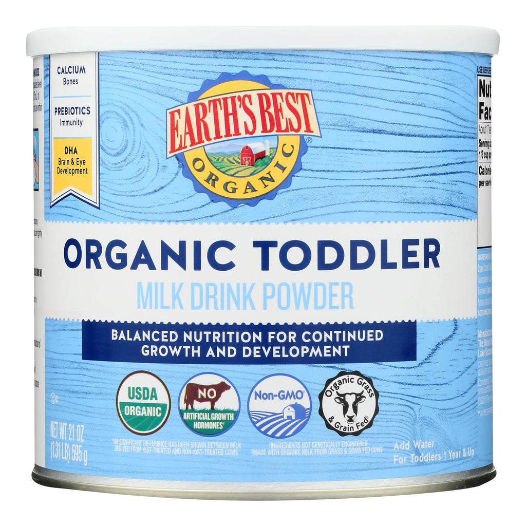 Earth's Best Toddler Formula Milk Powder (Pack of 4 - 21 Oz.) - Cozy Farm 