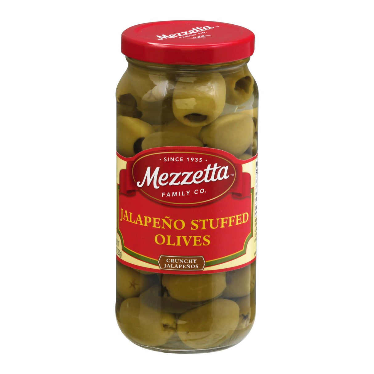 Mezzetta Stuffed Olives Jalapeno - Case Of 6 - 10 Oz. - Cozy Farm 