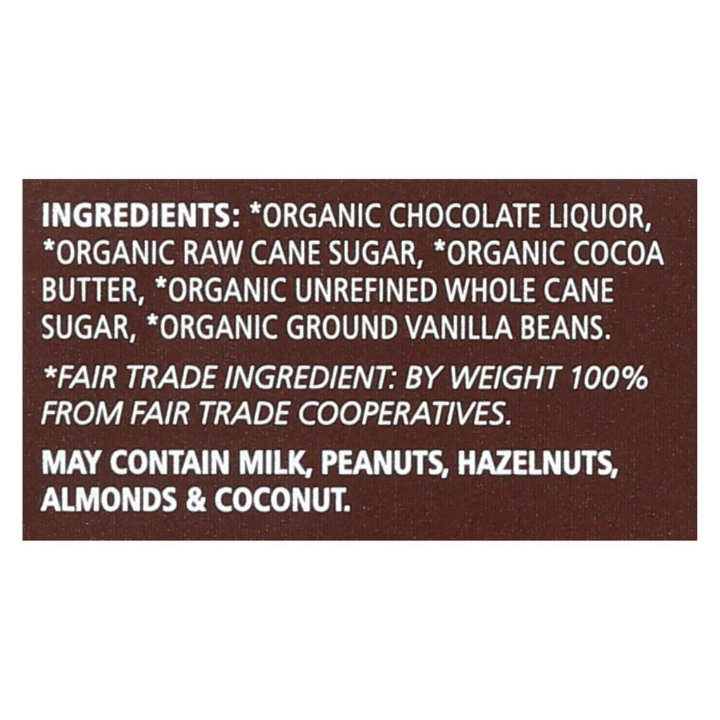 Organic Very Dark Chocolate Bar (Pack of 12) - 2.8 Oz by Equal Exchange - Cozy Farm 