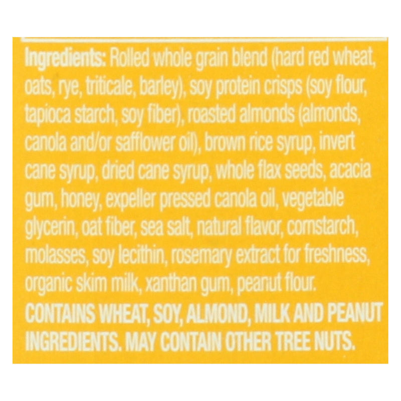 Kashi Honey Almond Flax Granola Bars  - Case Of 8 - 6/1.2 Oz - Cozy Farm 