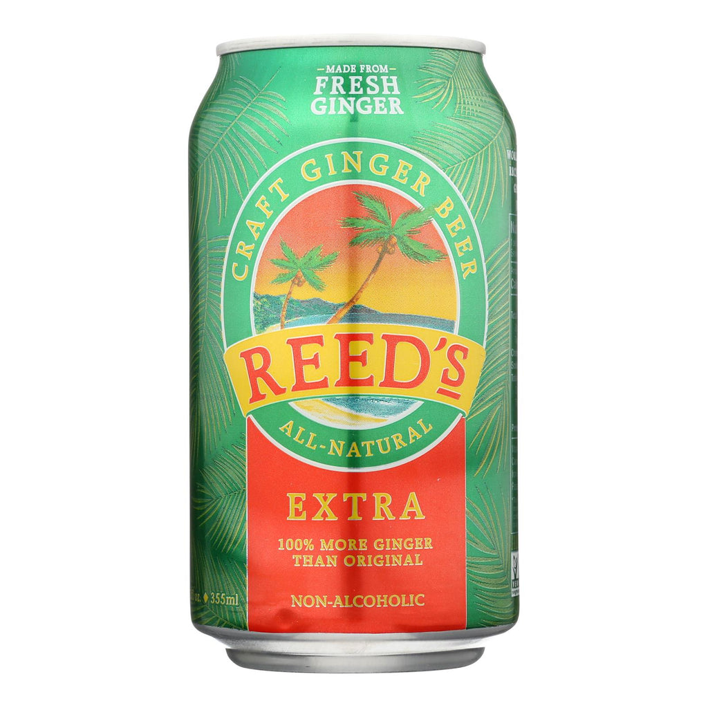 Reed's Ginger Beer 650 Extra, Case of 6, 4/12 FZ - Cozy Farm 