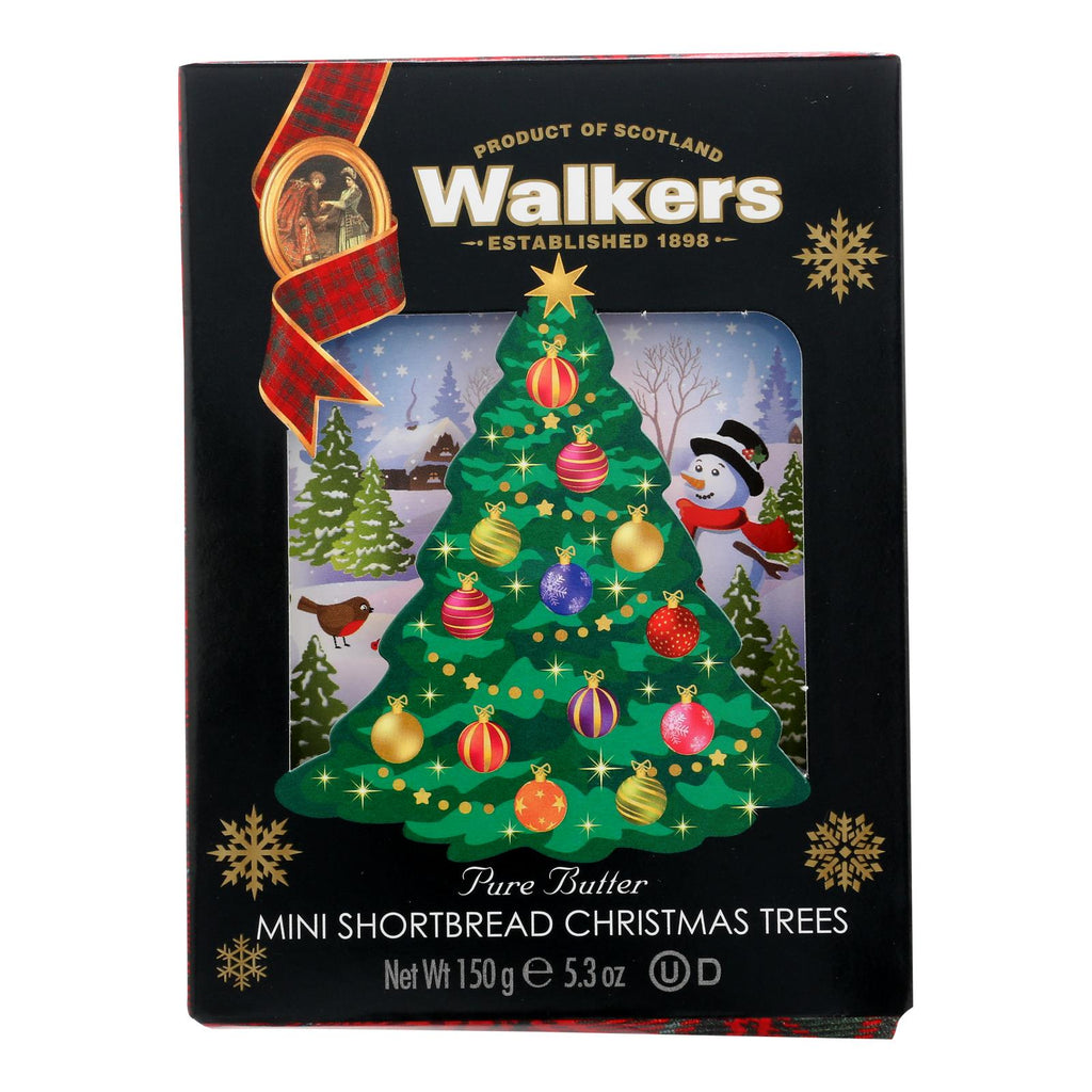 Walkers Pure Butter Mini Christmas Trees Shortbread (Pack of 10 - 5.3 Oz.) - Cozy Farm 