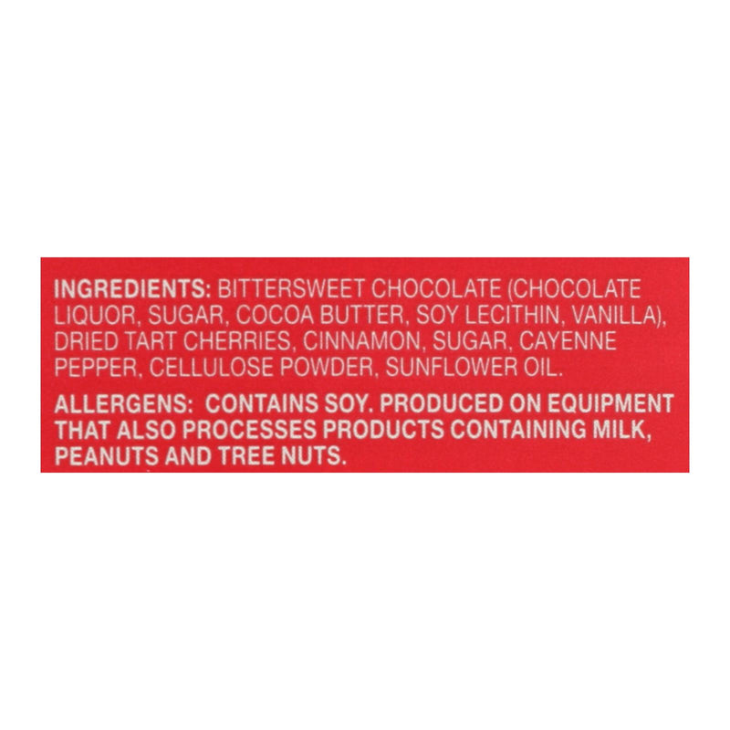 Endangered Species Natural Chocolate Bars (Pack of 12) - Dark Chocolate with 60% Cocoa, Cinnamon Cayenne and Cherries - 3oz Bars. - Cozy Farm 