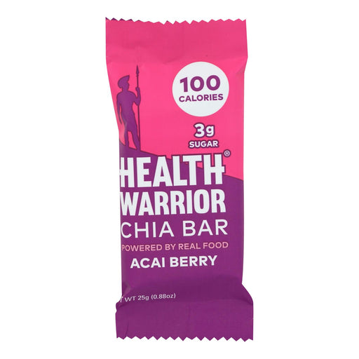 Health Warrior Chia Bar - Acai Berry (.88 Oz Bars, Pack of 15) - Cozy Farm 