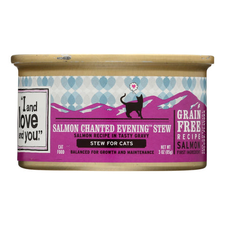I And Love And You Salmon Chunk with Gravy Cat Food Cans - 3 Oz. (Pack of 24) - Cozy Farm 
