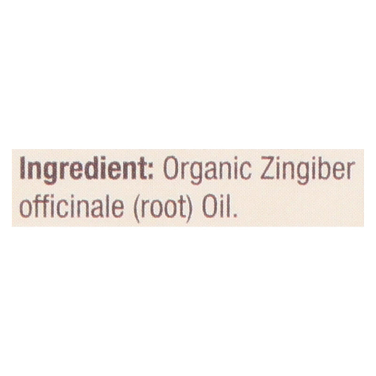 Nature's Answer -  Organic Ginger Root Essential Oil, 0.5 Oz. - Cozy Farm 