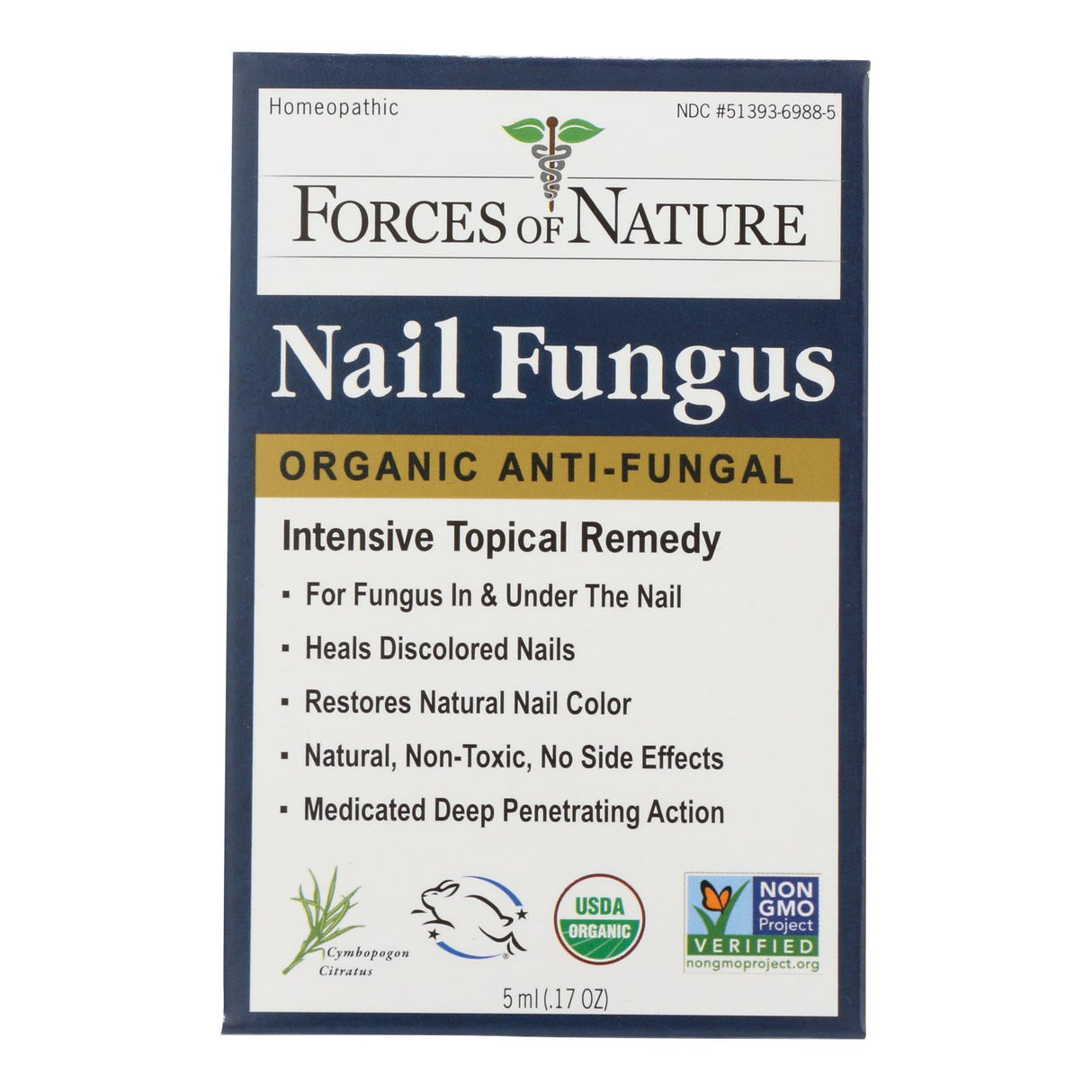 Forces of Nature Nail Fungus Control - 5ml - Cozy Farm 