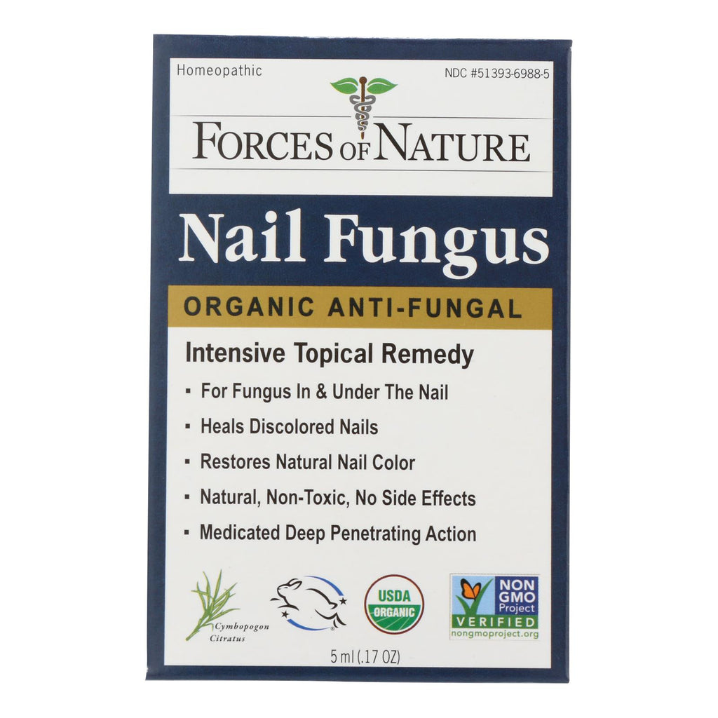 Forces of Nature Nail Fungus Control - 1 Each - 5ml (Pack of 1) - Cozy Farm 