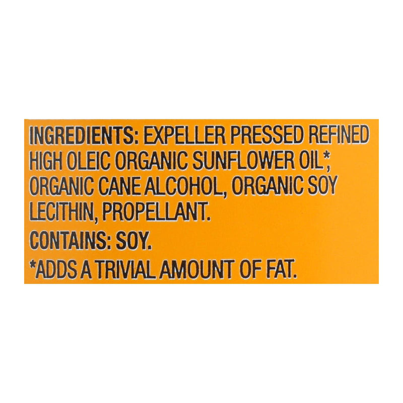 Spectrum Naturals Organic Sunflower Oil Spray - High Heat - Case Of 6 - 5 Oz - Cozy Farm 