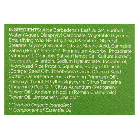 Andalou Naturals Cannacell Dreamy Night Cream for Rejuvenated Skin, 1.7 Oz. - Cozy Farm 