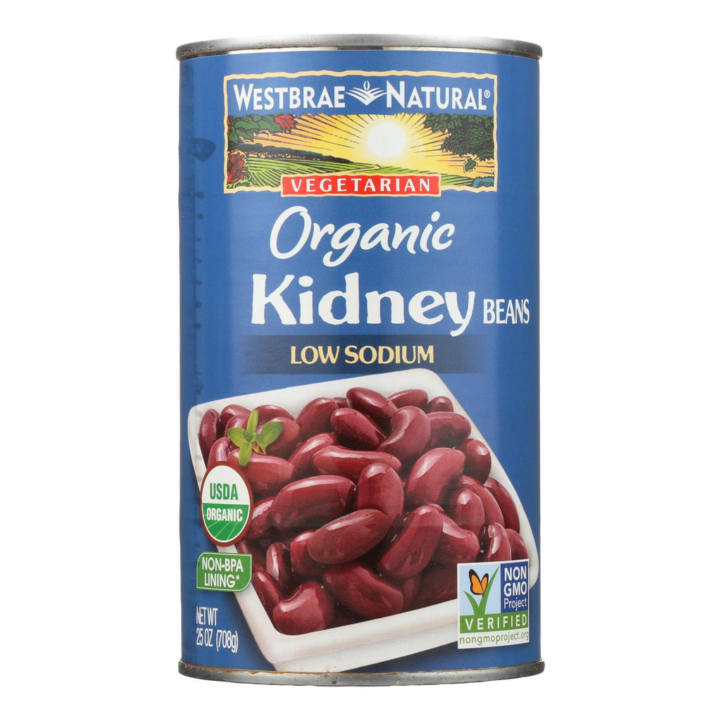 Westbrae Foods Organic Kidney Beans - Case of 12 - 25 Oz. - Cozy Farm 