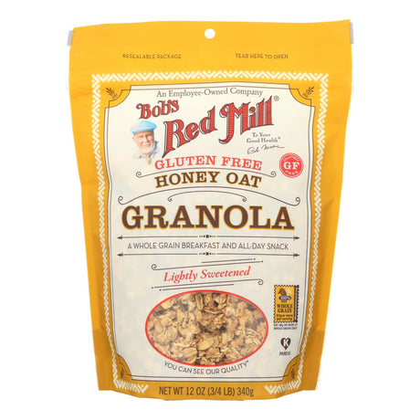Bob's Red Mill Gluten-Free Honey Oat Granola, 12 oz Boxes, Pack of 4 | Healthy and Wholesome - Cozy Farm 