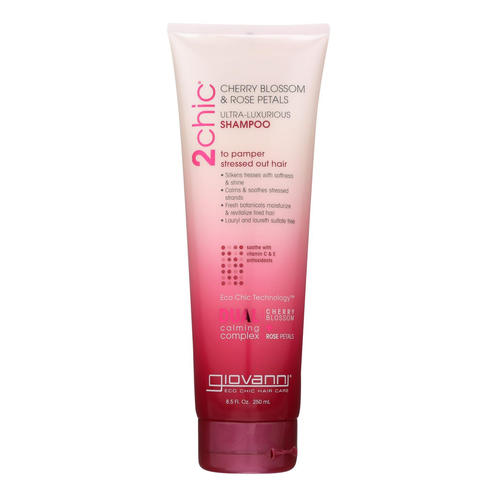 Giovanni Hair Care Products 2chic Shampoo - 8.5 Fl Oz - Cherry Blossom & Rose Petals - Cozy Farm 