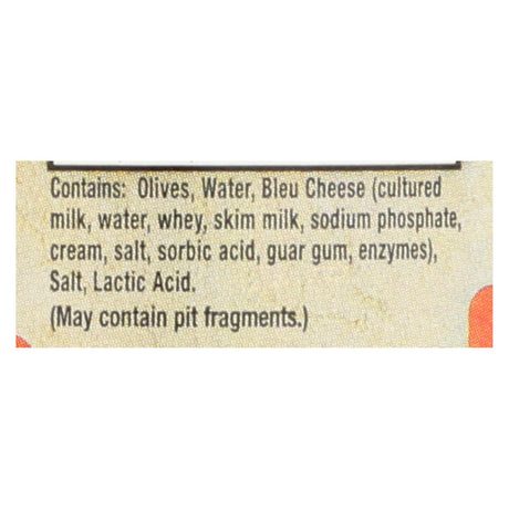 Santa Barbara Stuffed Olives - Bleu Cheese, 5 Oz. - Case of 6 - Cozy Farm 