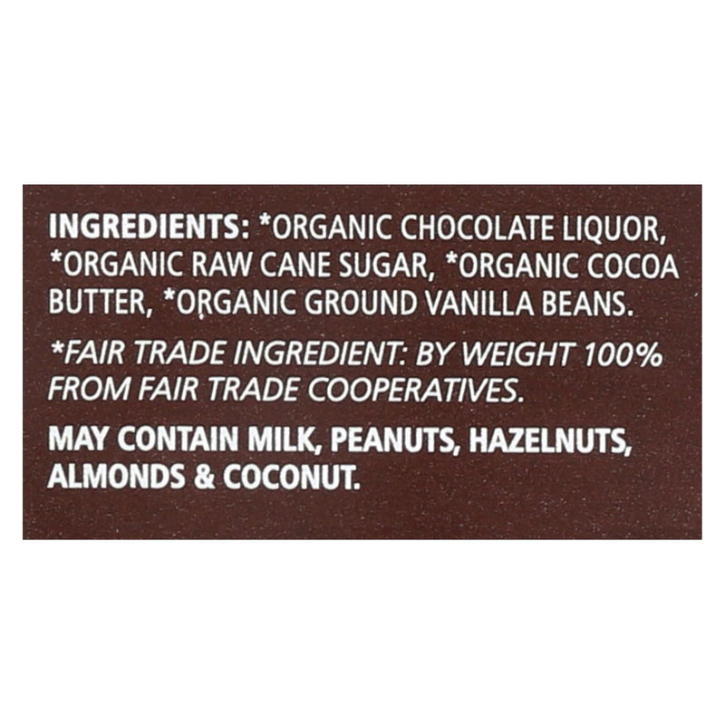 Equal Exchange Organic Dark Chocolate Bar - Panama Extra - 2.8 Oz (Pack of 12) - Cozy Farm 